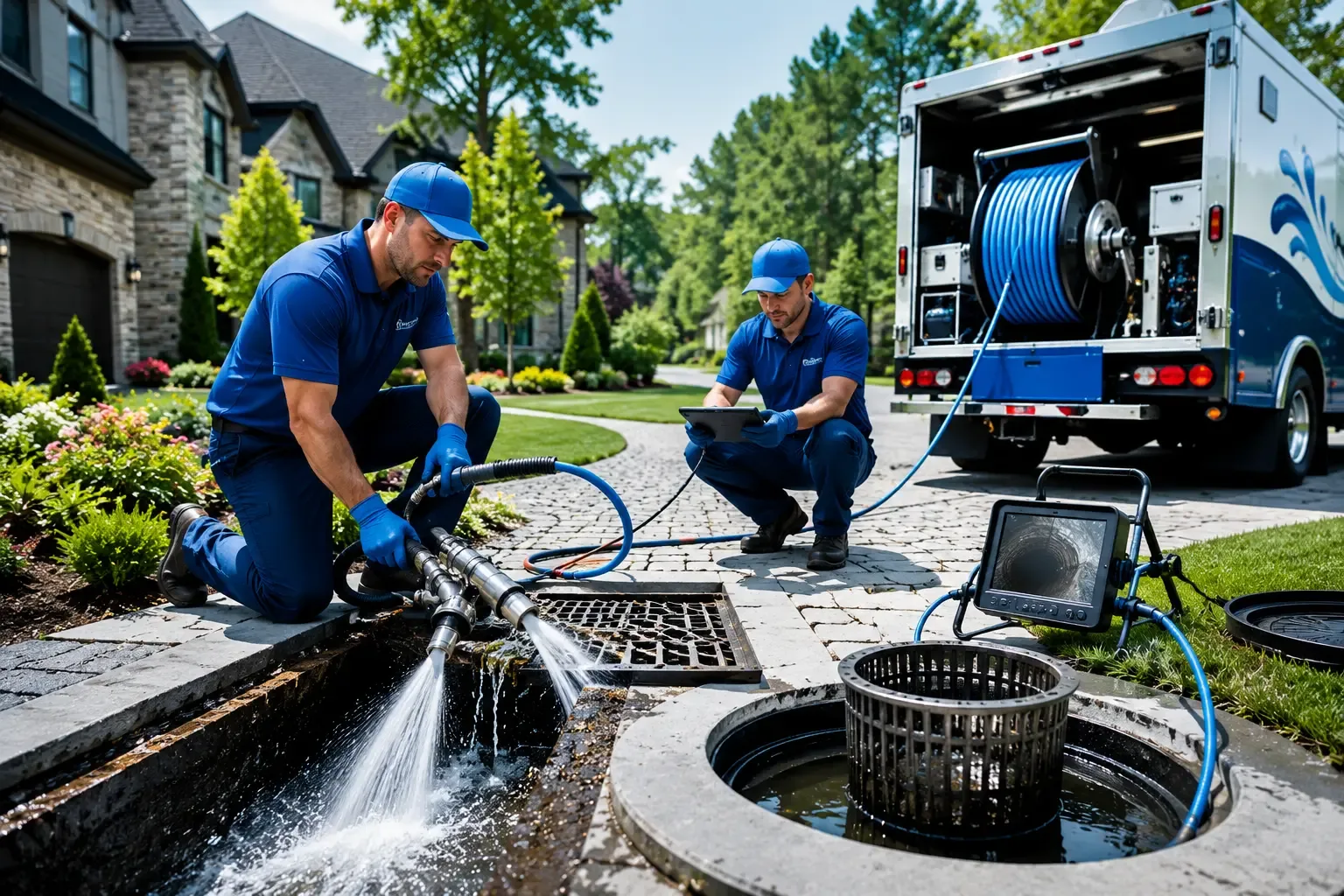 Local outdoor drain cleaning professionals in New Summerfield, TX