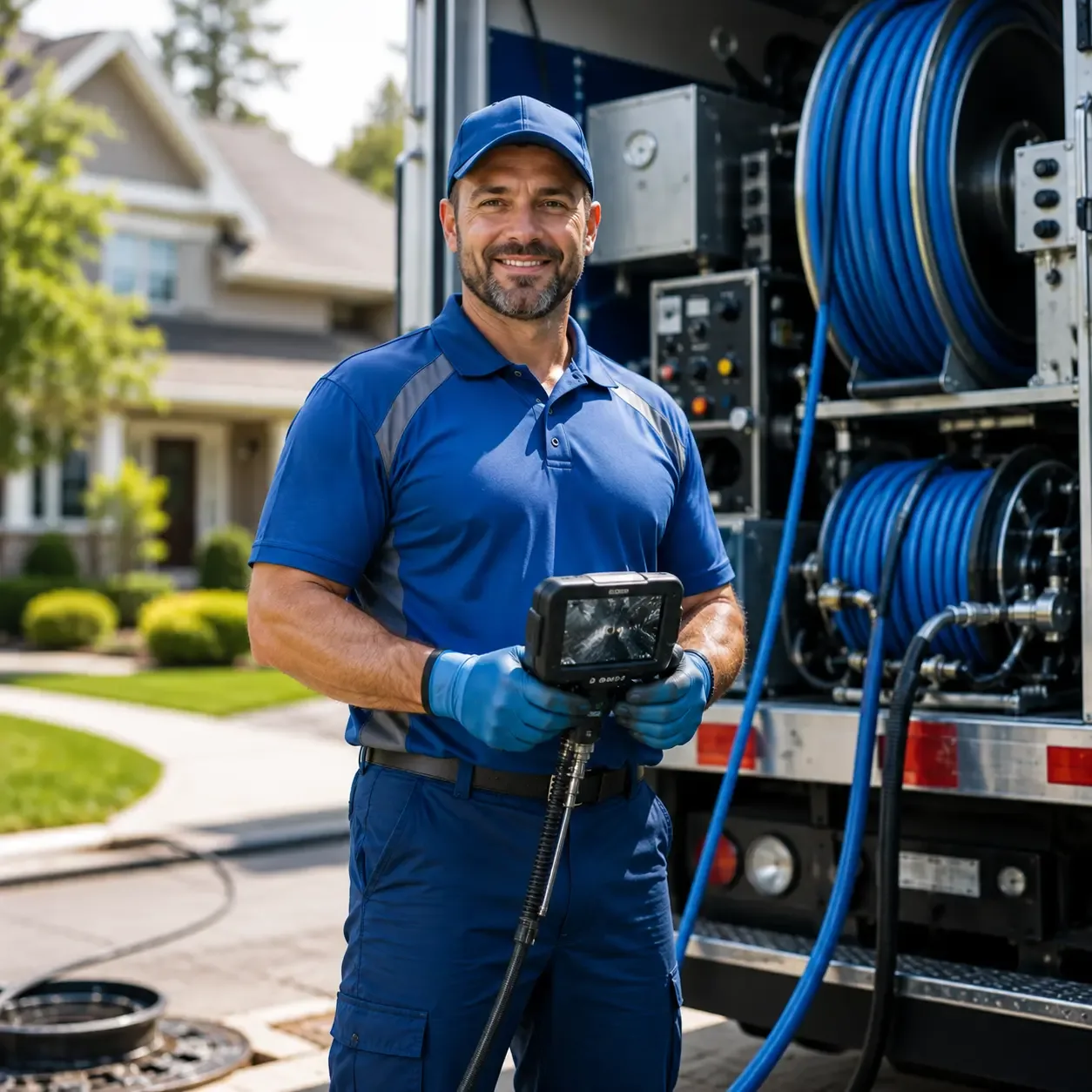 Local outdoor drain cleaning specialists in New Summerfield, TX